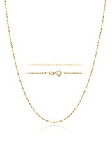 lovely delicate cable chain gold baby necklace
